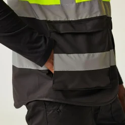 Regatta Men's Pro HI-VIS Executive Vest |< Vêtements Haute Visibilité