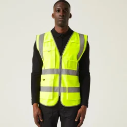 Regatta Men's Pro HI-VIS Executive Vest |< Vêtements Haute Visibilité