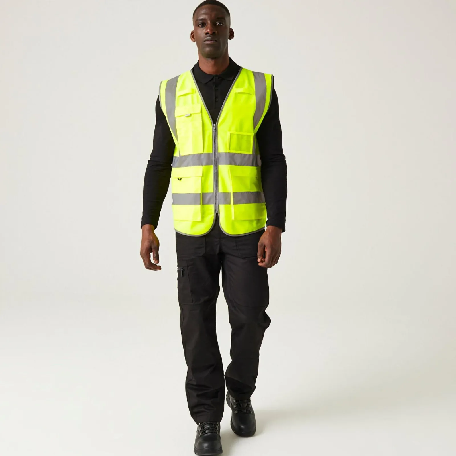 Regatta Men's Pro HI-VIS Executive Vest |< Vêtements Haute Visibilité