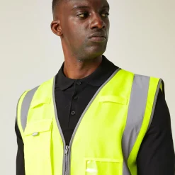 Regatta Men's Pro HI-VIS Executive Vest |< Vêtements Haute Visibilité