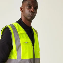 Regatta Men's Pro HI-VIS Executive Vest |< Vêtements Haute Visibilité