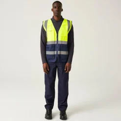 Regatta Men's Pro HI-VIS Executive Vest |< Vêtements Haute Visibilité