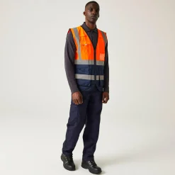 Regatta Men's Pro HI-VIS Executive Vest |< Vêtements Haute Visibilité