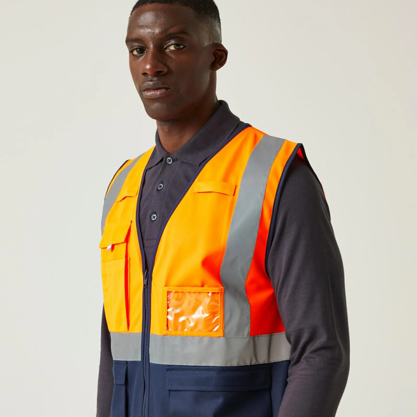 Regatta Men's Pro HI-VIS Executive Vest |< Vêtements Haute Visibilité
