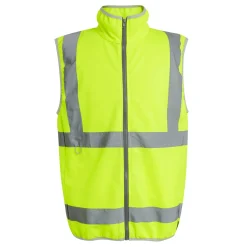 Regatta Men's Pro HI-VIS Full Zip Gilet |< Vêtements Haute Visibilité