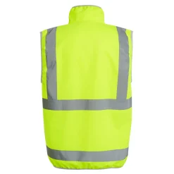 Regatta Men's Pro HI-VIS Full Zip Gilet |< Vêtements Haute Visibilité
