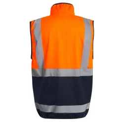 Regatta Men's Pro HI-VIS Full Zip Gilet |< Vêtements Haute Visibilité