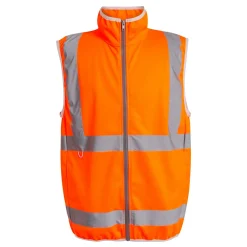 Regatta Men's Pro HI-VIS Full Zip Gilet |< Vêtements Haute Visibilité