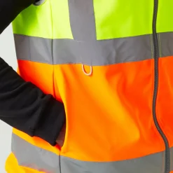 Regatta Men's Pro HI-VIS Full Zip Gilet |< Vêtements Haute Visibilité