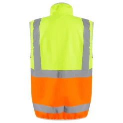 Regatta Men's Pro HI-VIS Full Zip Gilet |< Vêtements Haute Visibilité