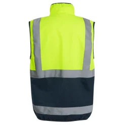 Regatta Men's Pro HI-VIS Full Zip Gilet |< Vêtements Haute Visibilité