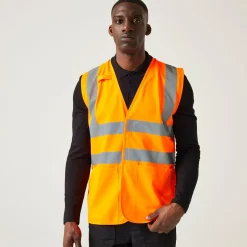 Regatta Men's Pro HI-VIS Supervisor Vest |< Vêtements Haute Visibilité