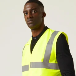 Regatta Men's Pro HI-VIS Supervisor Vest |< Vêtements Haute Visibilité
