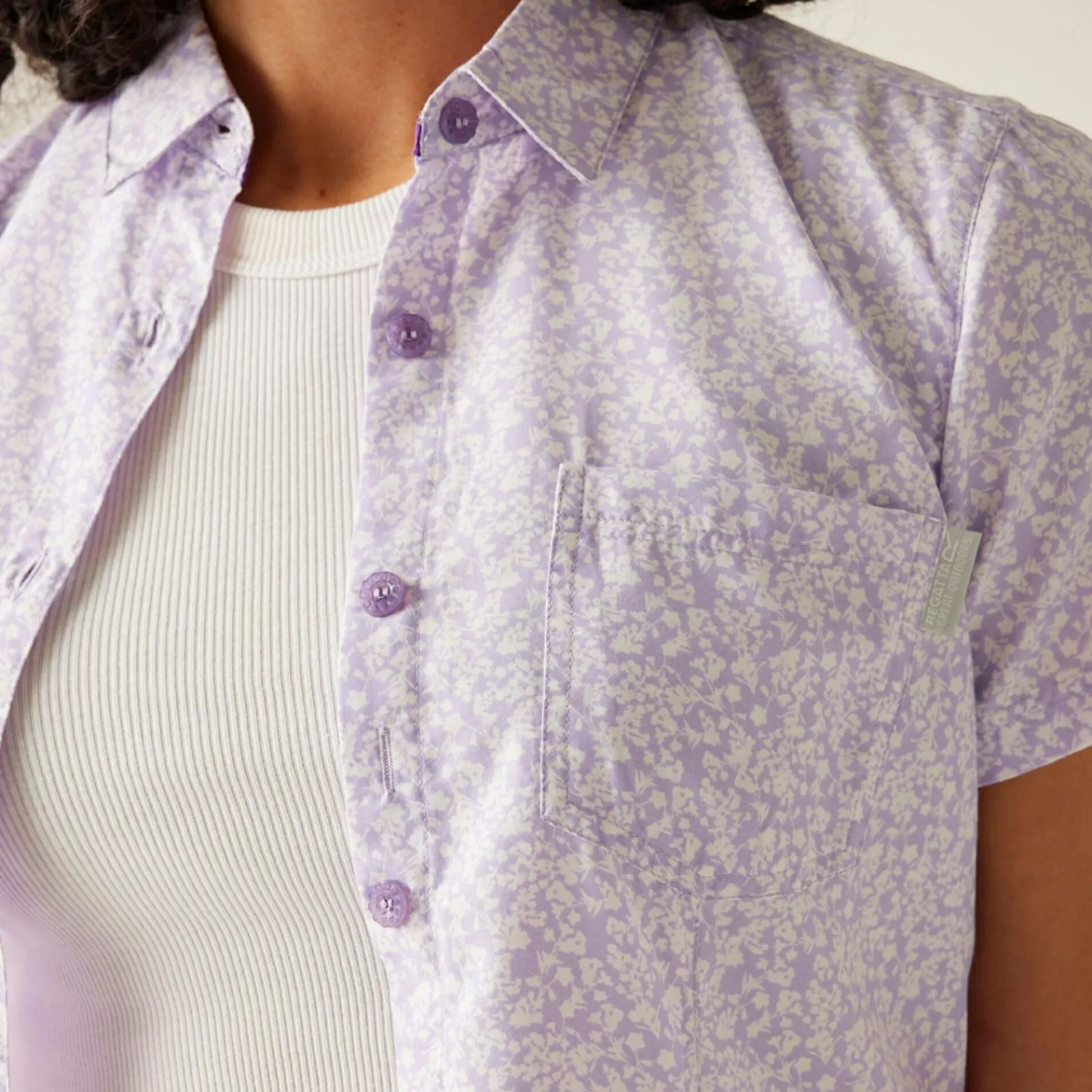 Regatta Mindano VIII Femme Chemise à manches courtes |<Femme Chemises