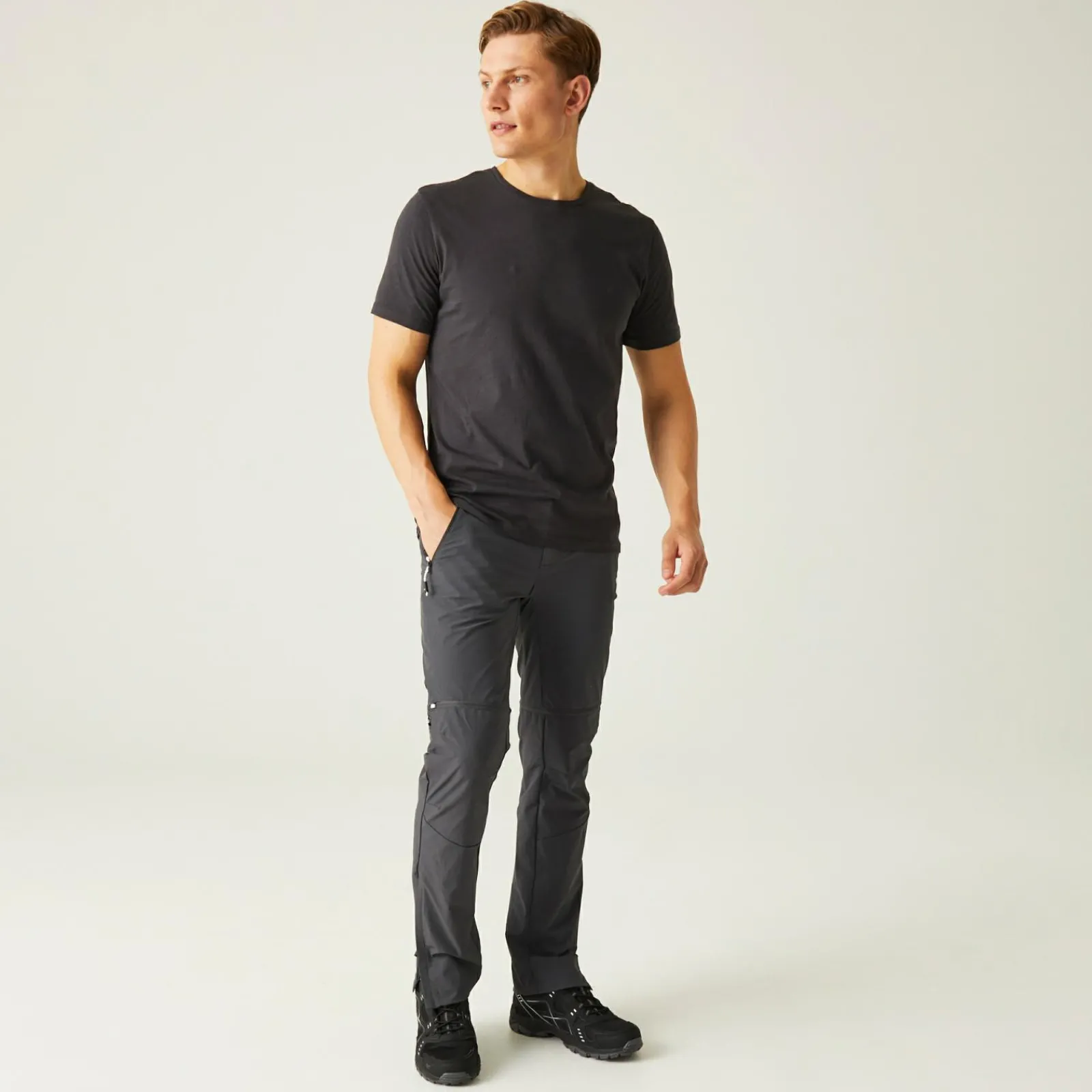 Regatta Mountain Homme Short de marche modulable |<Homme Pantalons Zippés|Pantalons De Marche