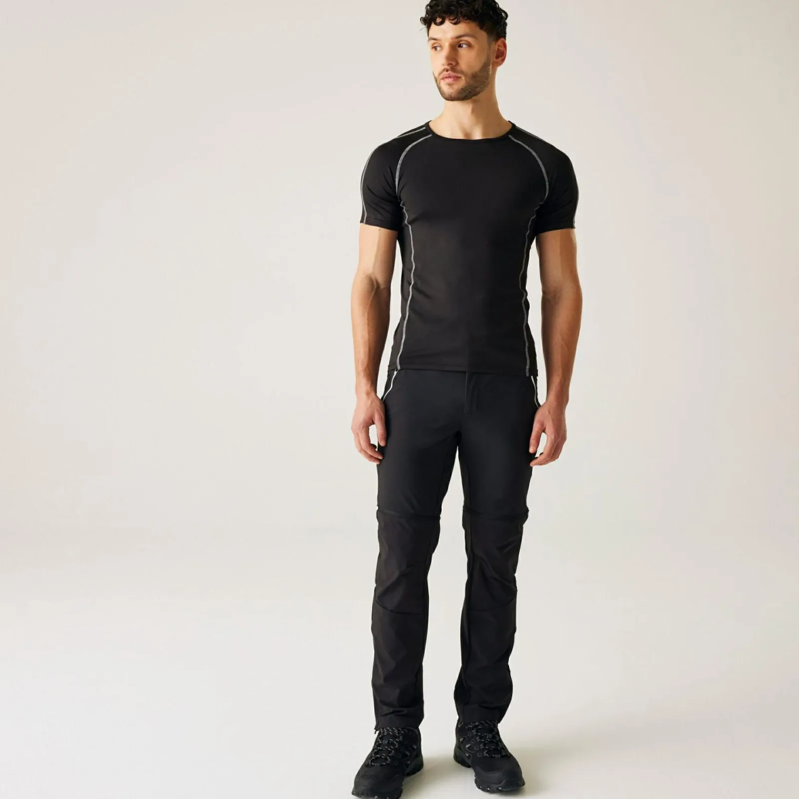 Regatta Mountain Homme Short de marche modulable |<Homme Pantalons Zippés|Pantalons De Marche