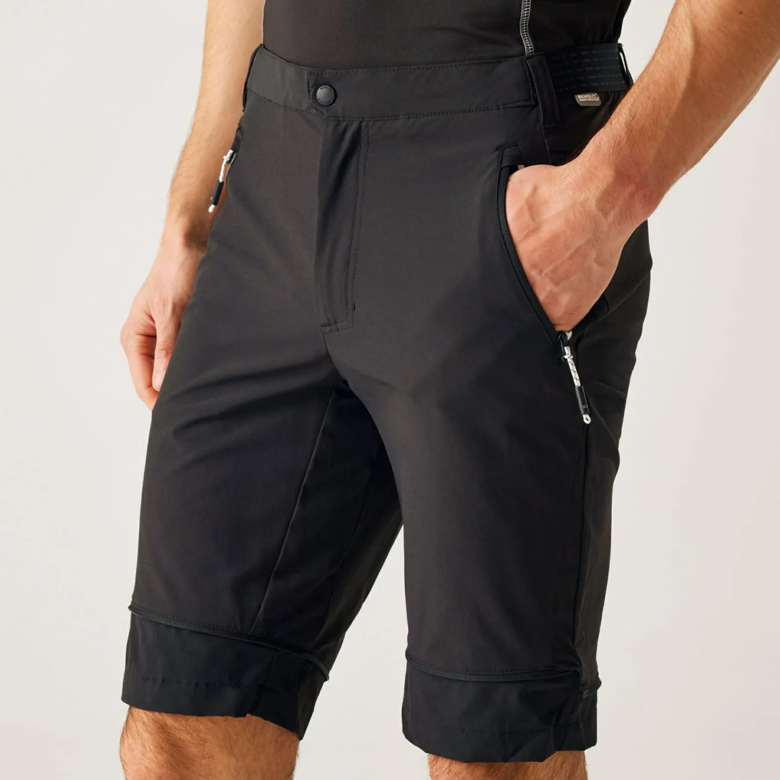 Regatta Mountain Homme Short de marche modulable |<Homme Pantalons Zippés|Pantalons De Marche