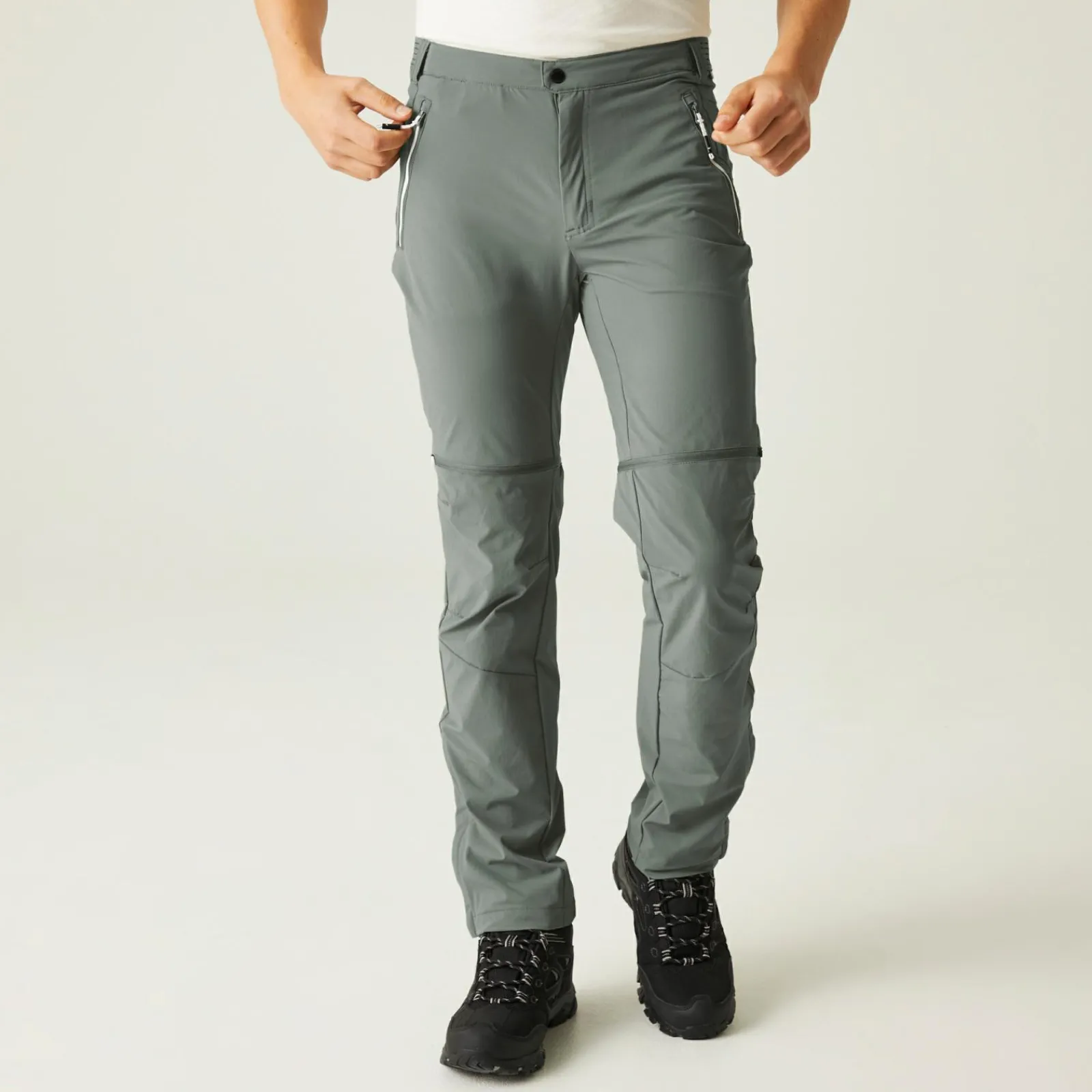 Regatta Mountain Homme Short de marche modulable |<Homme Pantalons Zippés|Pantalons De Marche