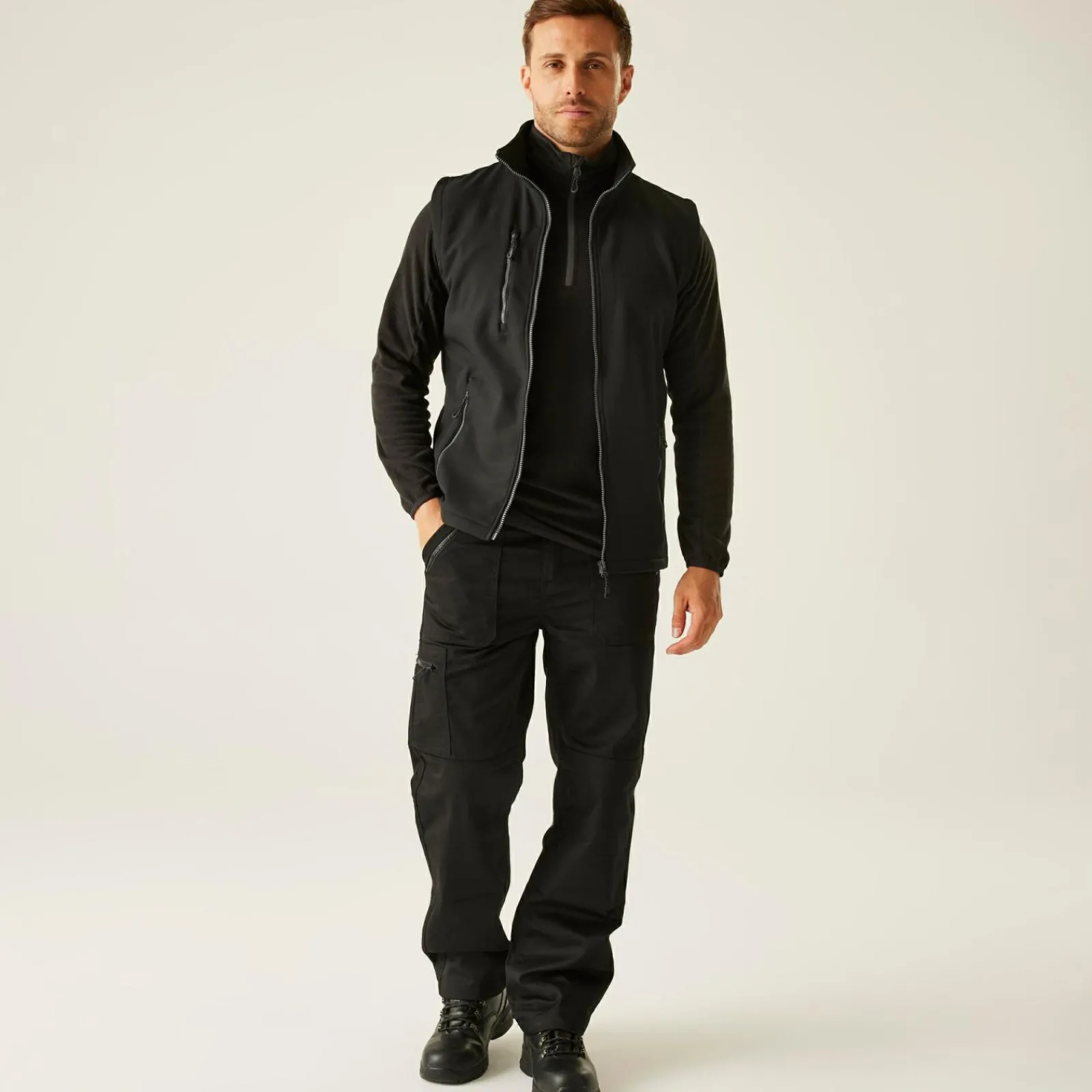 Regatta Navigate Homme Gilet softshell à capuche 2 épaisseurs |<Homme Vestes Sans Manches|Vestes Sans Manches