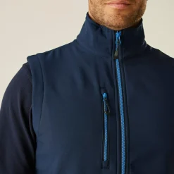 Regatta Navigate Homme Gilet softshell à capuche 2 épaisseurs |<Homme Vestes Sans Manches|Vestes Sans Manches