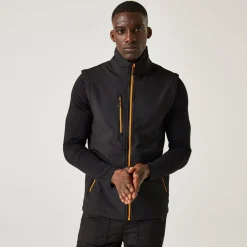 Regatta Navigate Homme Gilet softshell à capuche 2 épaisseurs |<Homme Vestes Sans Manches|Vestes Sans Manches