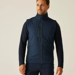 Regatta Navigate Homme Gilet softshell à capuche 2 épaisseurs |<Homme Vestes Sans Manches|Vestes Sans Manches