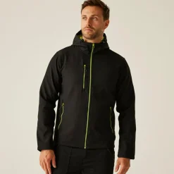 Regatta Navigate Homme Veste softshell à capuche 2 épaisseurs |<Homme Vestes Softshell