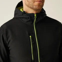 Regatta Navigate Homme Veste softshell à capuche 2 épaisseurs |<Homme Vestes Softshell