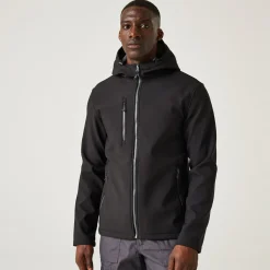 Regatta Navigate Homme Veste softshell à capuche 2 épaisseurs |<Homme Vestes & Manteaux|Vestes