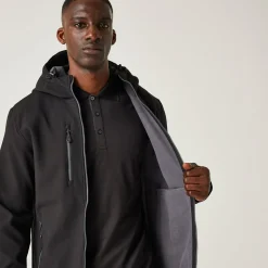 Regatta Navigate Homme Veste softshell à capuche 2 épaisseurs |<Homme Vestes & Manteaux|Vestes
