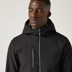 Regatta Navigate Homme Veste softshell à capuche 2 épaisseurs |<Homme Vestes & Manteaux|Vestes