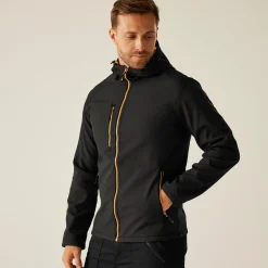 Regatta Navigate Homme Veste softshell à capuche 2 épaisseurs |<Homme Vestes & Manteaux|Vestes
