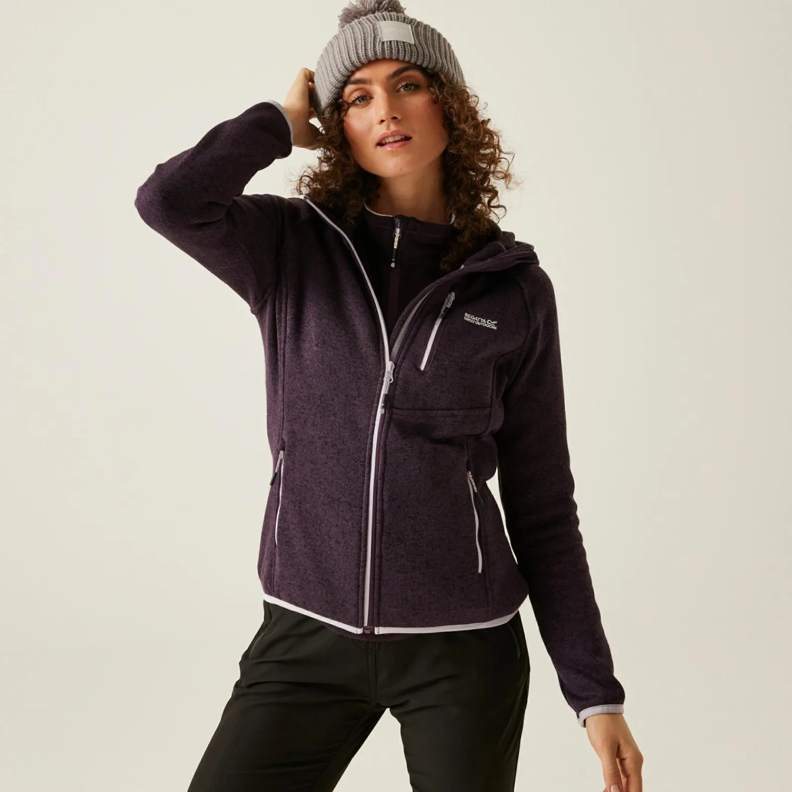 Regatta Newhill Femme Polaire à capuche |<Femme Polaires Zippées