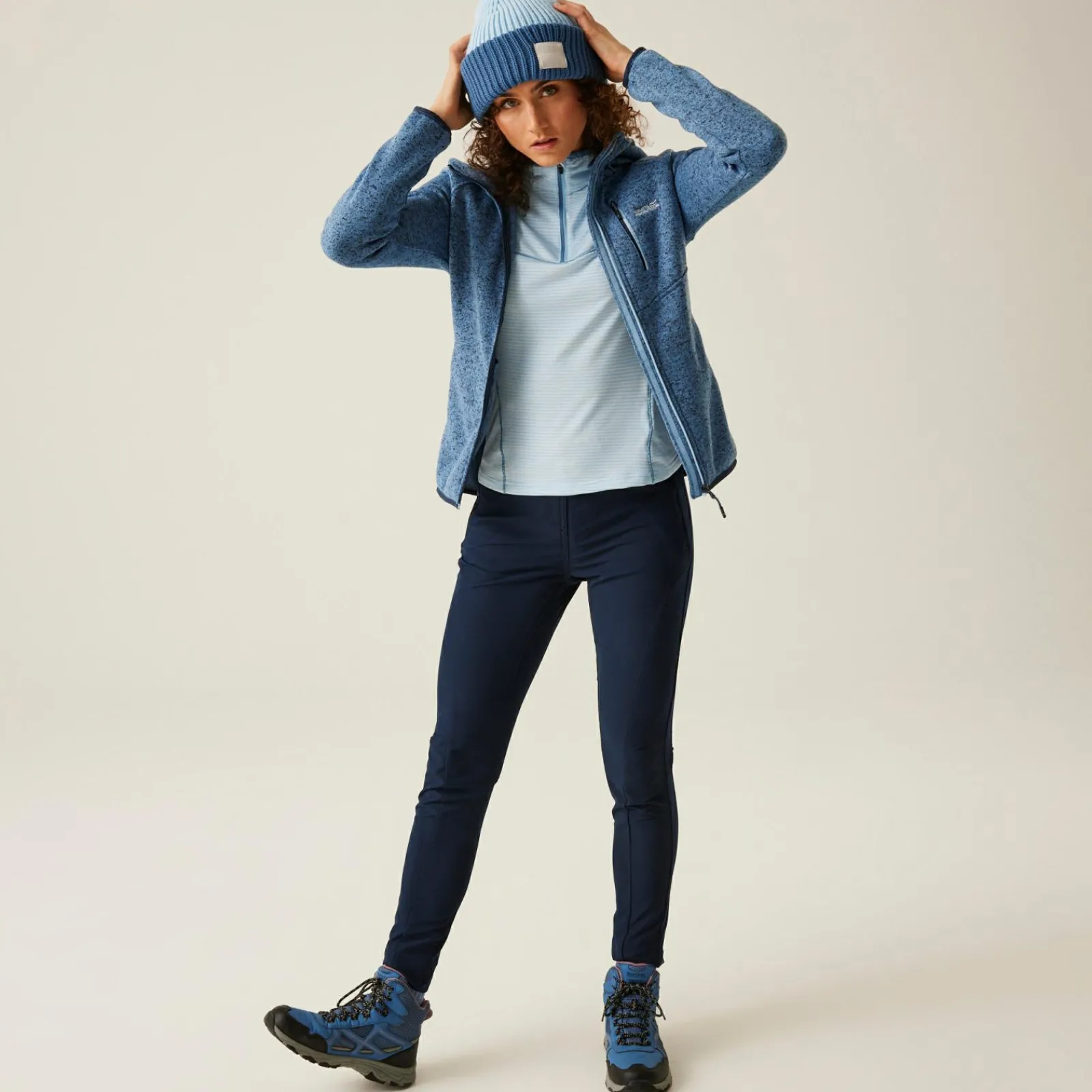 Regatta Newhill Femme Polaire à capuche |<Femme Polaires Zippées
