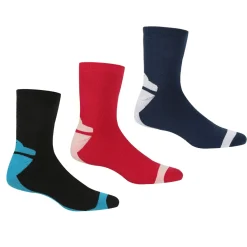 Regatta Pack de 3 paires de chaussettes Femme Outdoor Lifestyle |<Femme Chaussettes|Chaussettes
