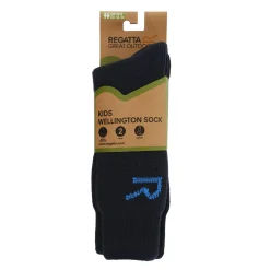 Regatta Pack de 2 paires de chaussettes Junior Wellington avec design Peppa Pig |<Enfant Vêtements De Fille|Vêtements Garçon