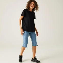 Regatta Pantacourt Femme extensible stretch XERT III |<Femme Pantacourt|Pantalons De Marche