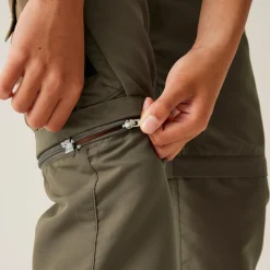 Regatta Pantalon modulable Sorcer III pour enfant |<Enfant Pantalons Zippés