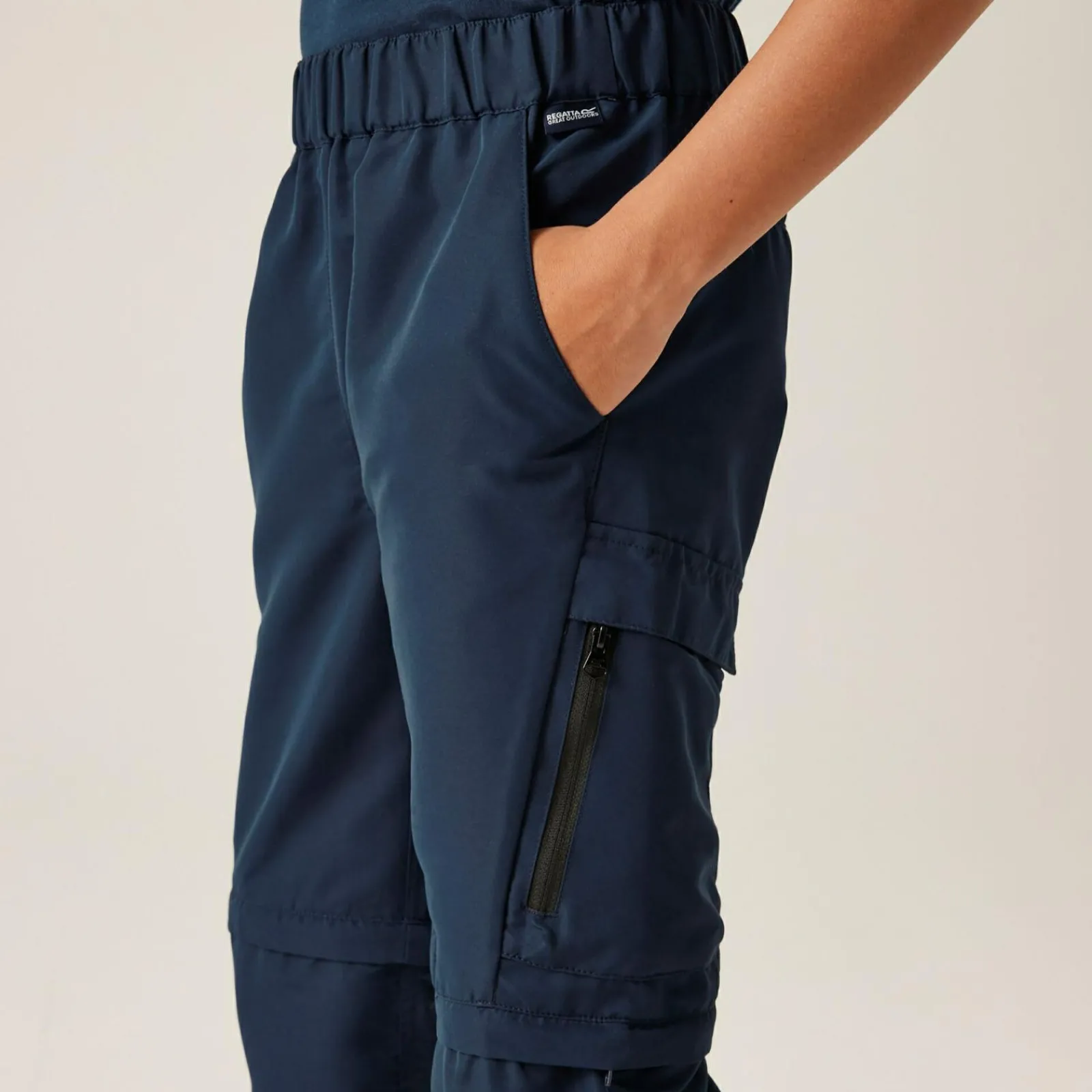 Regatta Pantalon modulable Sorcer III pour enfant |<Enfant Pantalons Zippés