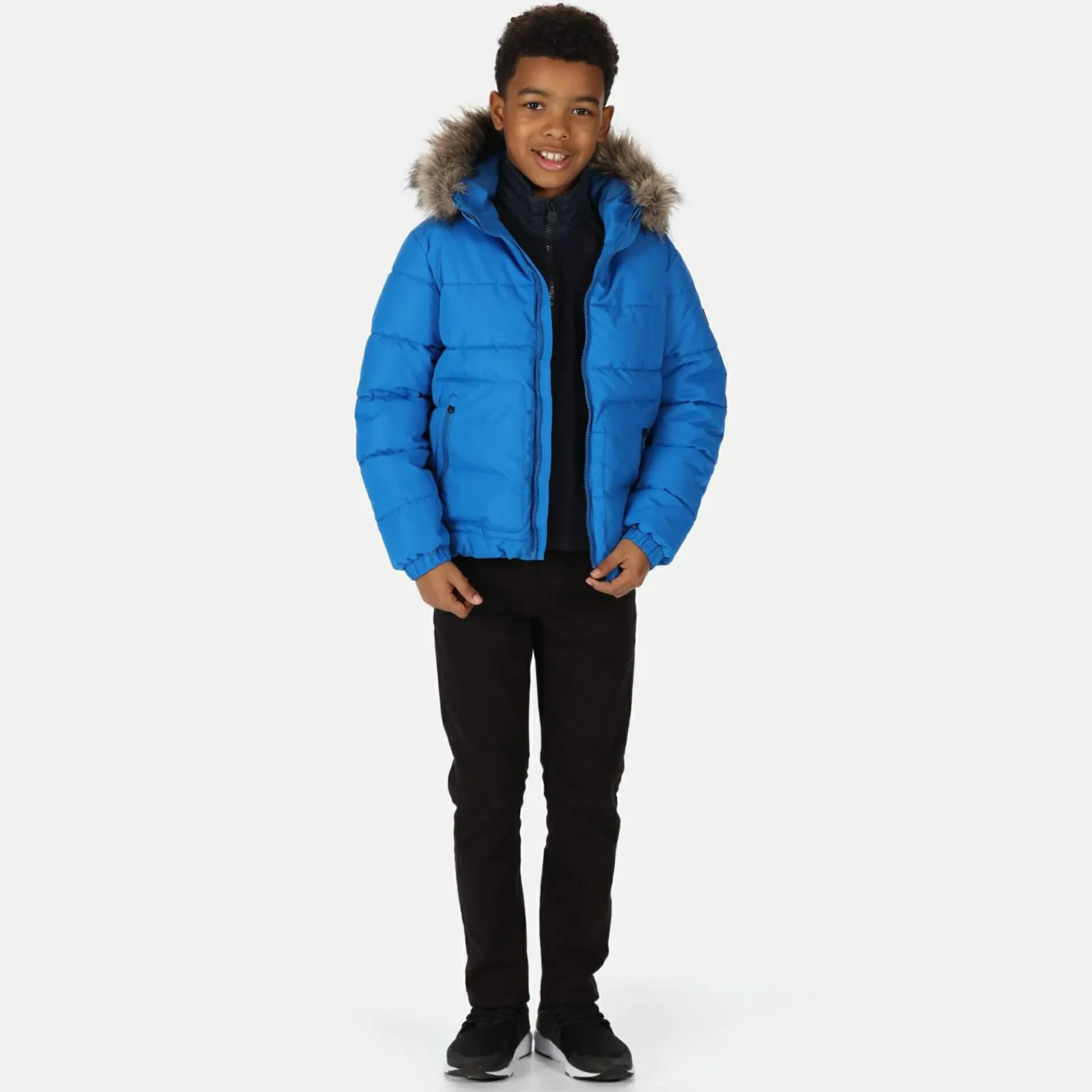 Regatta Parka à bordure en fourrure Parkes pour enfants |<Enfant Vêtements Garçon