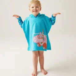 Regatta Peppa Pig Serviette de plage à capuche |<Enfant Petits Aventuriers|Peppa Pig