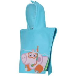 Regatta Peppa Pig Serviette de plage à capuche |<Enfant Petits Aventuriers|Peppa Pig