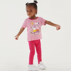 Regatta Peppa Pig T-shirt rayé |<Enfant Peppa Pig|Petits Aventuriers