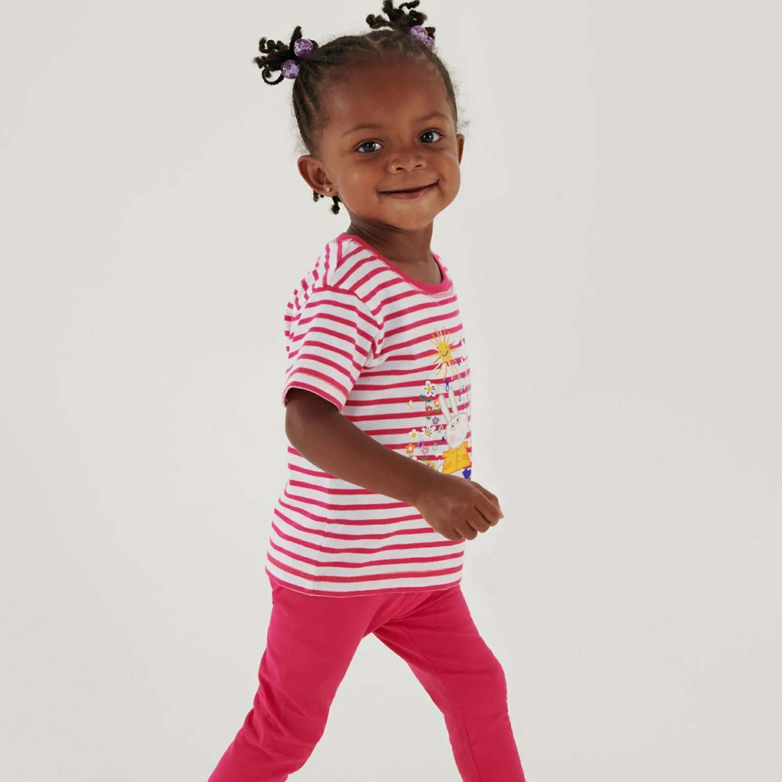 Regatta Peppa Pig T-shirt rayé |<Enfant Peppa Pig|Petits Aventuriers