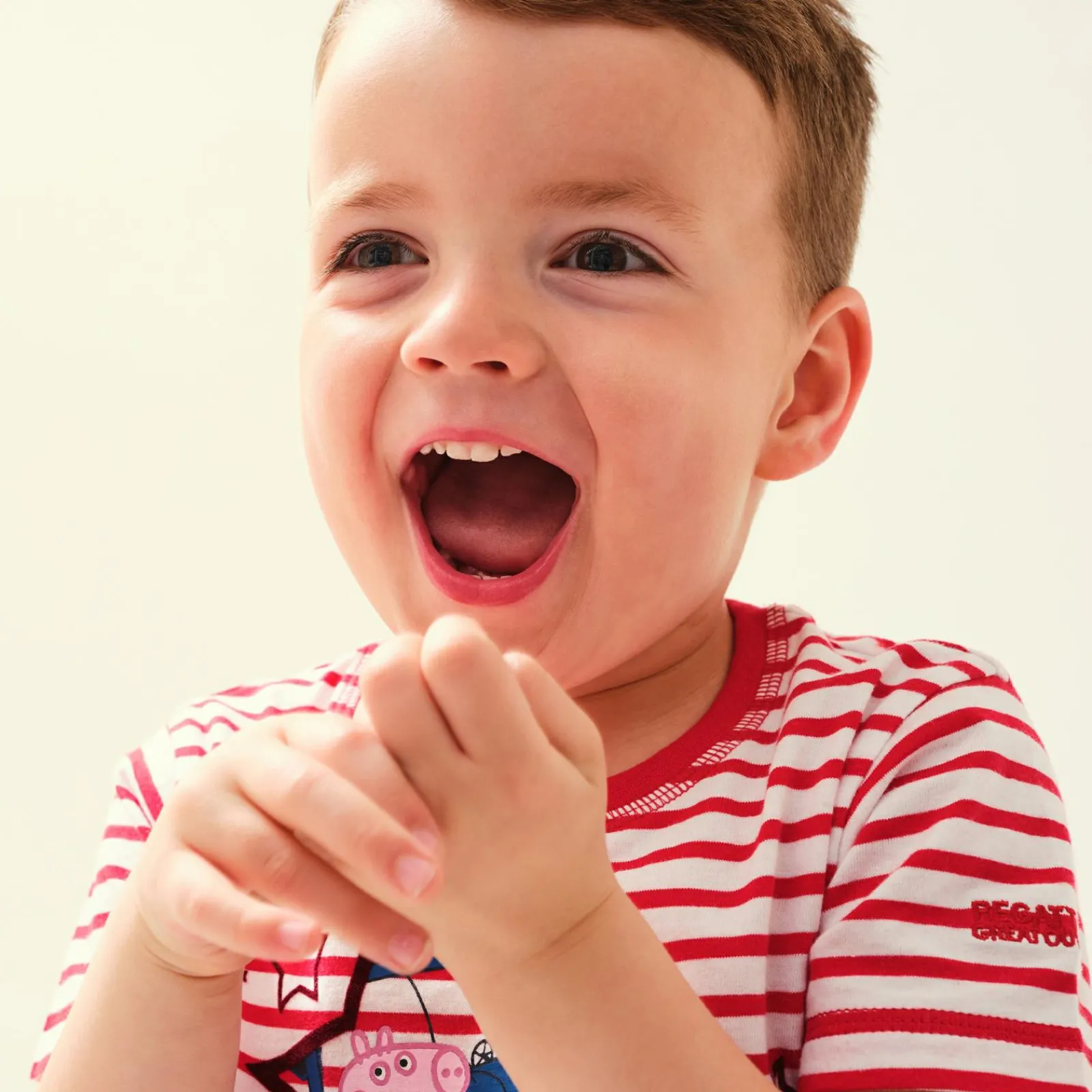 Regatta Peppa Pig T-shirt rayé |<Enfant Petits Aventuriers|Peppa Pig