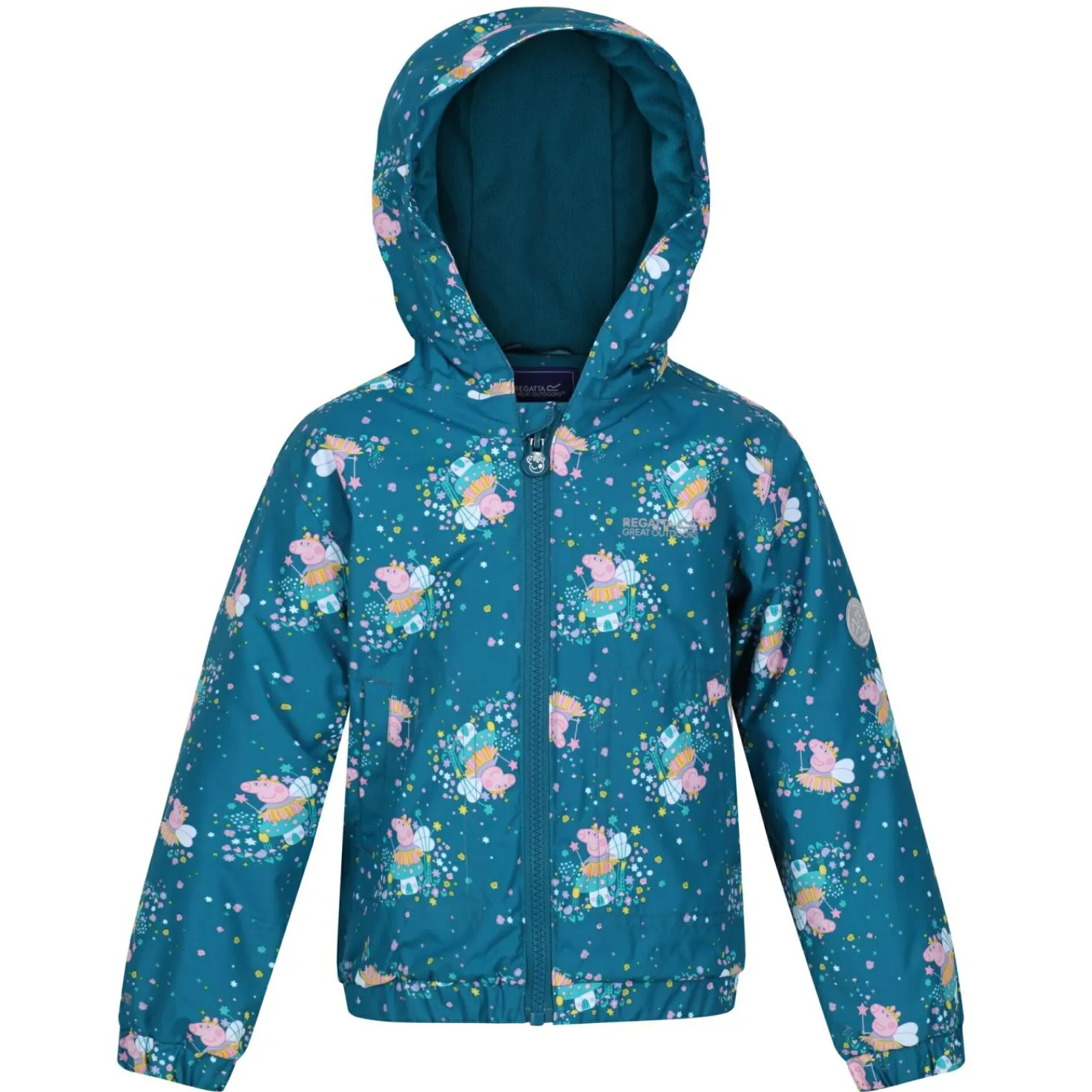 Regatta Peppa Pig Veste chaude matelassée imperméable à capuche |<Enfant Petits Aventuriers|Peppa Pig