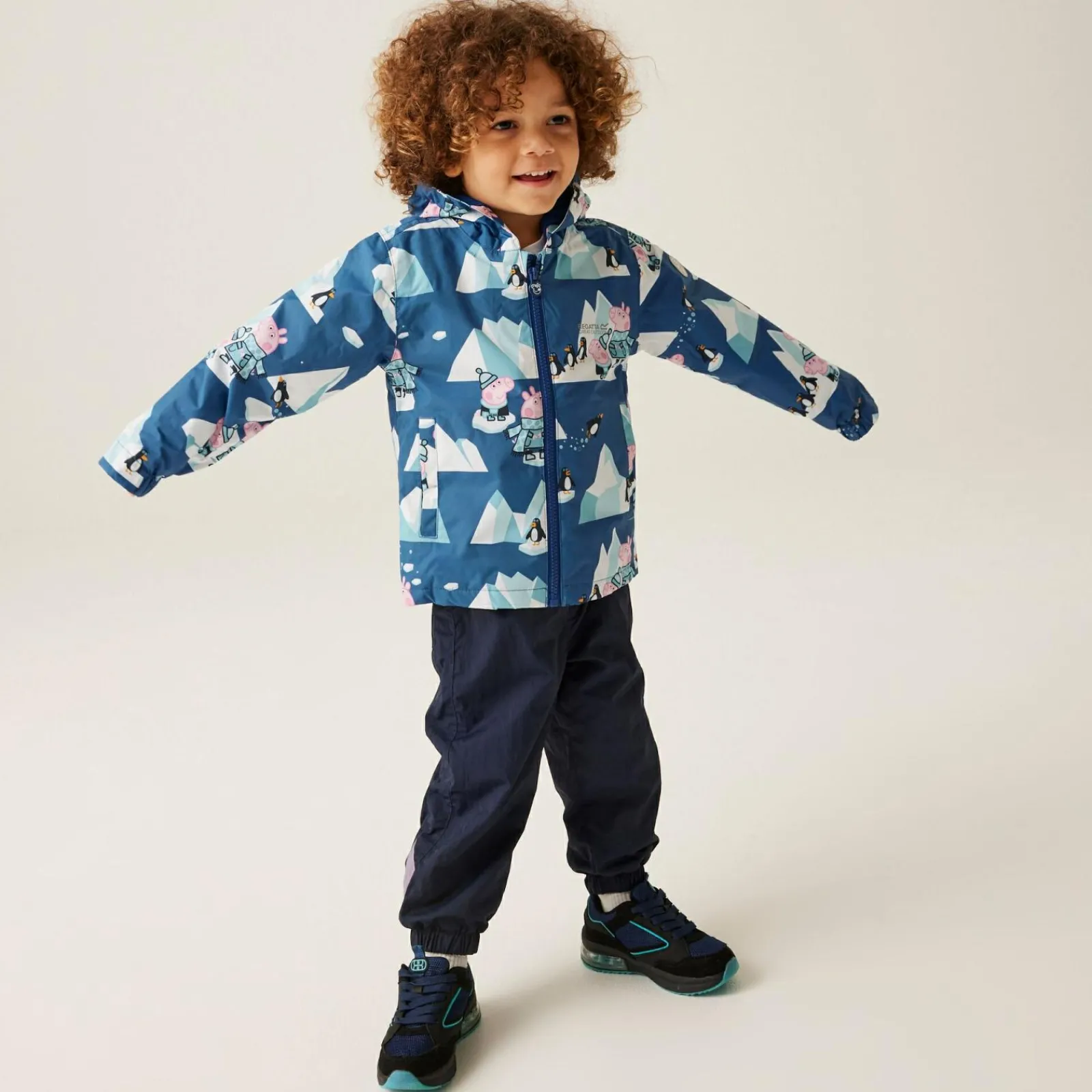 Regatta Peppa Pig Veste chaude matelassée imperméable à capuche |<Enfant Vêtements Garçon|Petits Aventuriers