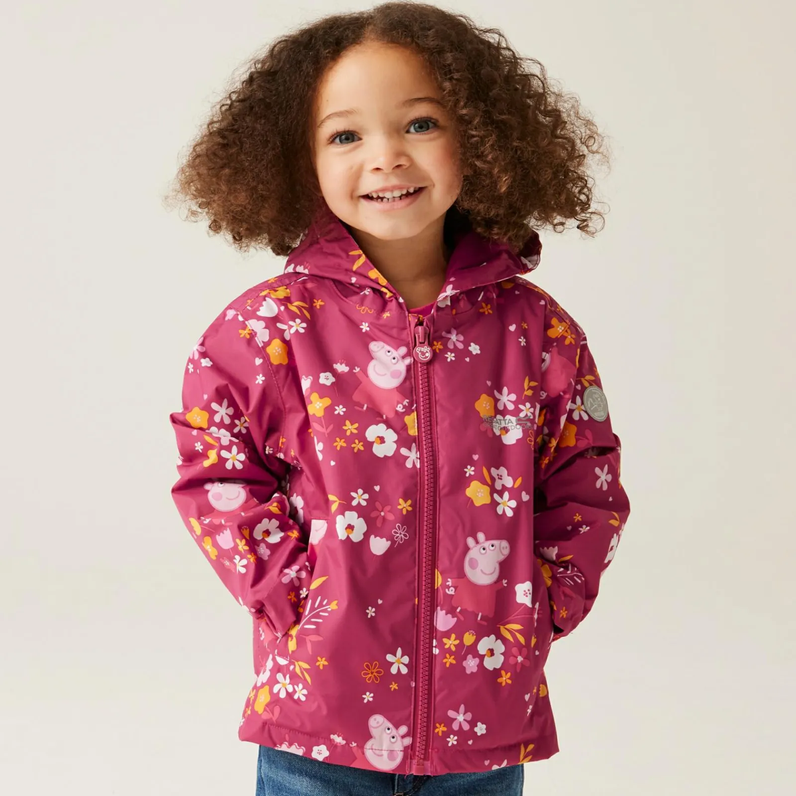 Regatta Peppa Pig Veste chaude matelassée imperméable à capuche |<Enfant Vêtements De Fille|Petits Aventuriers
