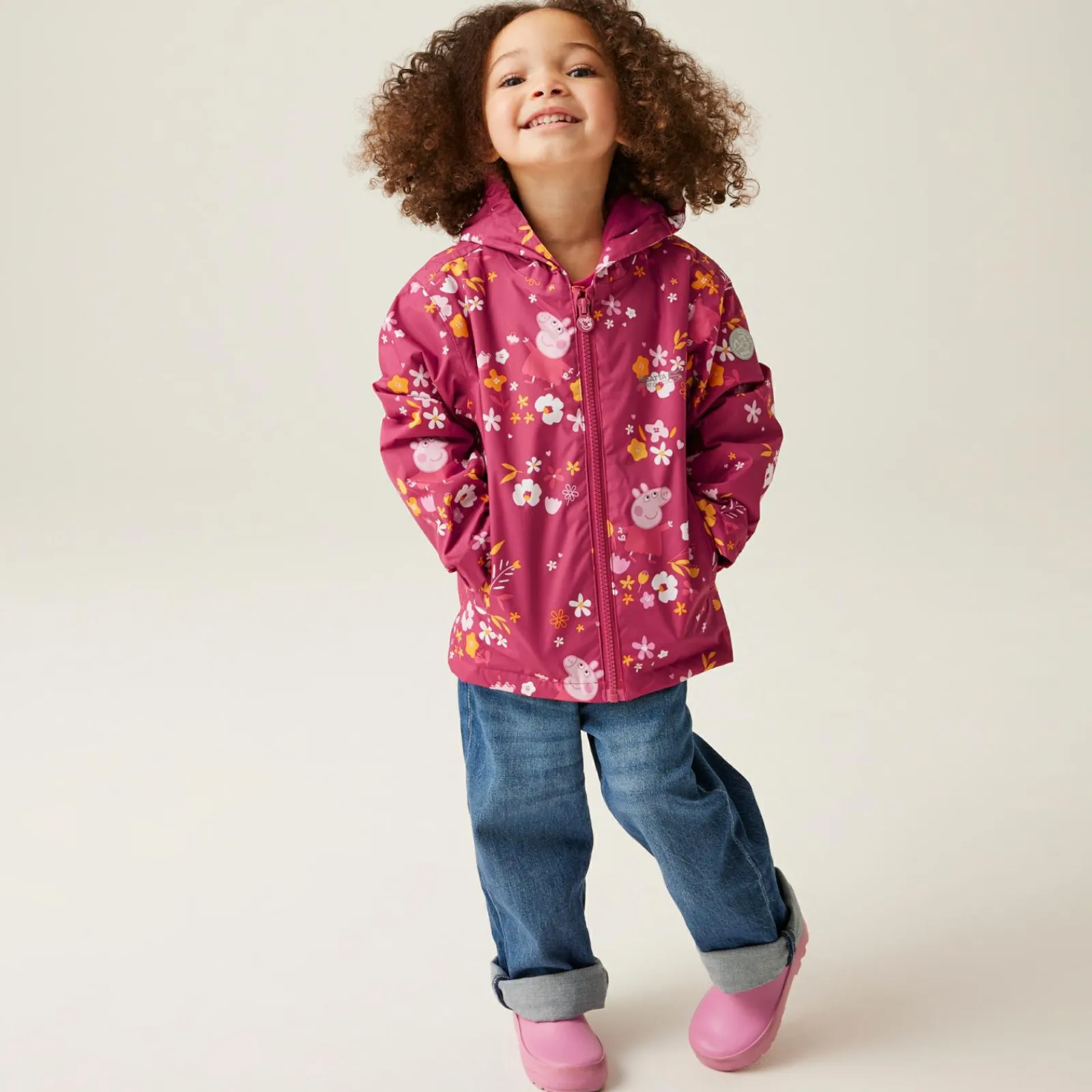 Regatta Peppa Pig Veste chaude matelassée imperméable à capuche |<Enfant Vêtements De Fille|Petits Aventuriers