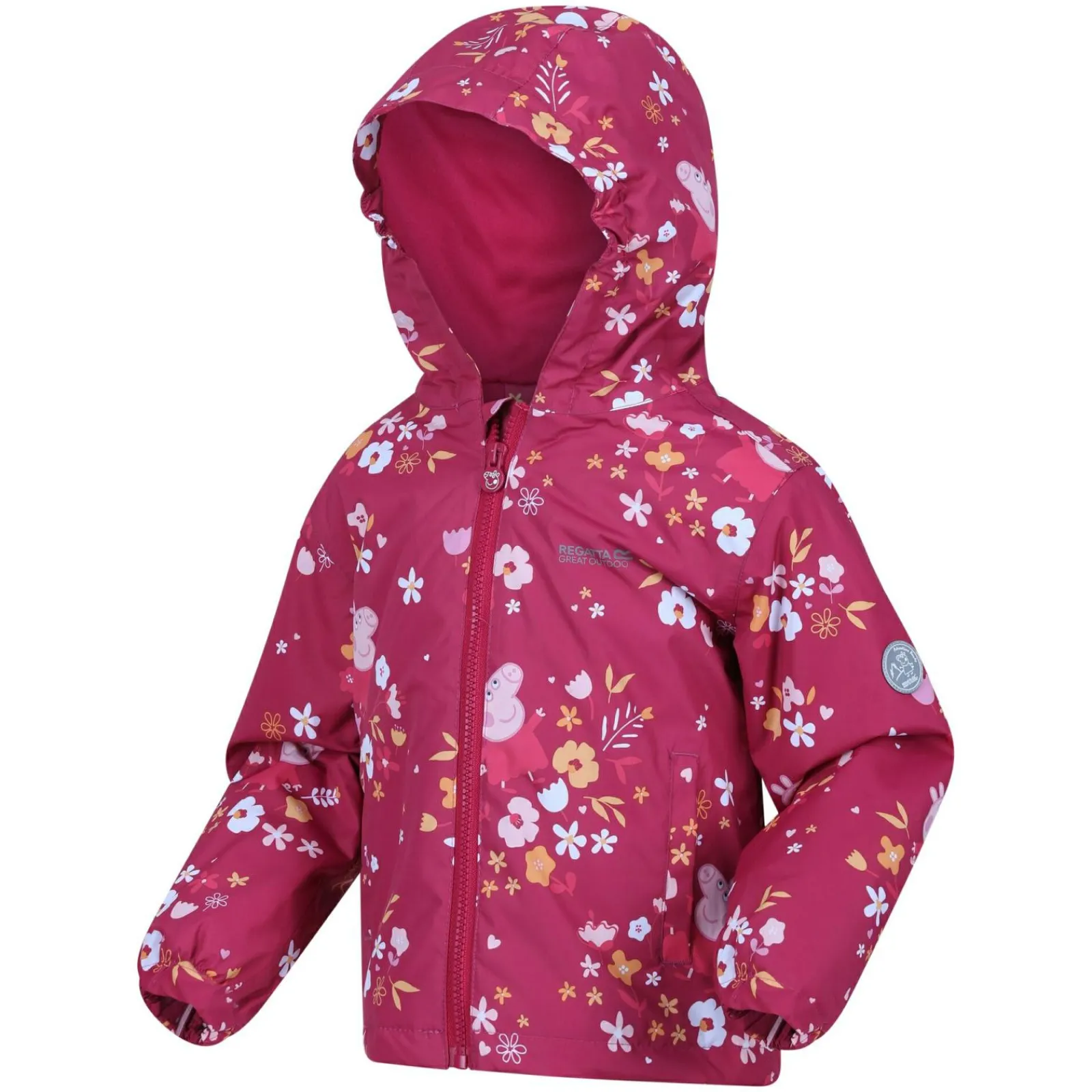 Regatta Peppa Pig Veste chaude matelassée imperméable à capuche |<Enfant Vêtements De Fille|Petits Aventuriers